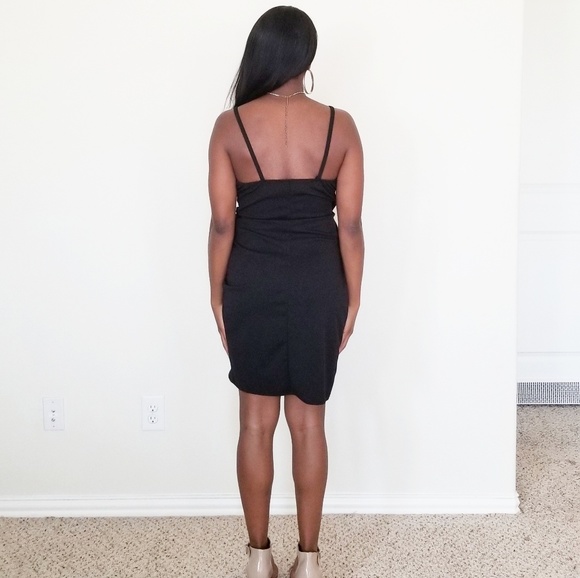 Rue 21 Black Wrap Dress - Picture 3 of 3